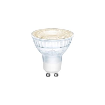 Nordlux Smart LED spotlight - éclairage intelligent - Ø 5 x 5,5 cm - GU10 - 5W - fonction de gradation et couleur de lumière réglable via l'appli - blanc/transparent.