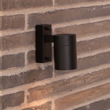 Nordlux Tin Down - applique murale extérieure - 6 x 12 x 11,5 cm - IP54 - noir