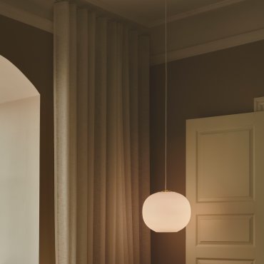 Design For The People Navone - lampe suspendue - Ø 40 x 343,4 cm - blanc