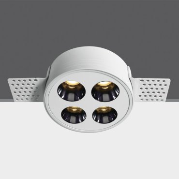 ONE Light Trimless Mirror Range - spot à encastrer - Ø 77 mm, Ø 78 mm à encastrer - 10W LED inclus - blanc