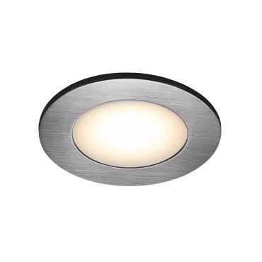 Nordlux Leonis - set de 3 - Ø 85 mm, Ø 68 mm encastrable - 4,5W LED inclus - IP65 - nickel