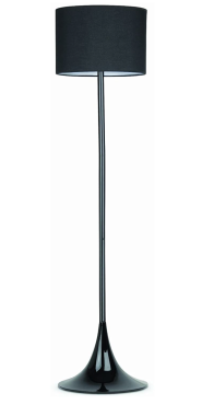 Faro Black - lampadaire - 149 cm - noir mat