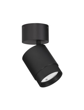 Nova Luce Spectre - spot en saillie - Ø 6,5 x 14,4 cm - 15W LED inclus - faisceau réglable - noir