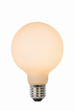 Lucide Ampoule LED - Ø 8 x 12,2 cm - E27 - 8W - 3 StepDim - 2700K à 2200K - Opale