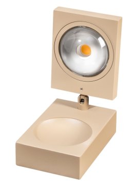 ETH Jake Cube - lampe de table - 8 x 12 x 15 cm - gradation à 3 niveaux - LED 10W inclus - sable
