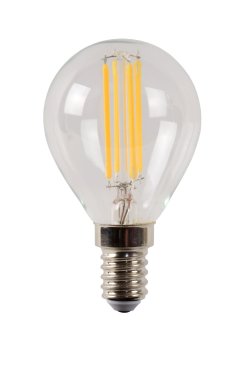 Lucide Ampoule à filament LED - Ø 4,5 x 7,7 cm - E14 - 4W dimmable - 2700K - transparent