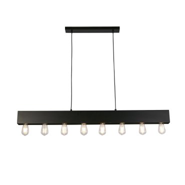 Searchlight Piano - lampe suspendue - 118 x 120 cm - noir mat