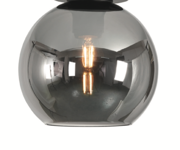 Artdelight Marino - abat-jour en verre - Ø 20 cm - titan