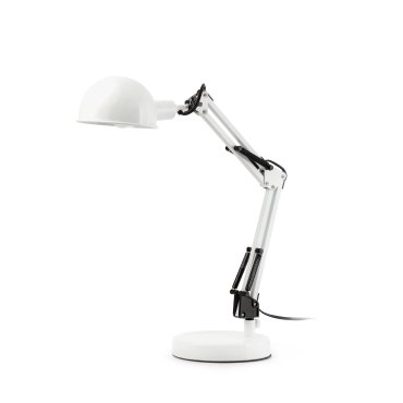 Faro Baobab - lampe de bureau - 34 x 16 x 49 cm - blanc mat