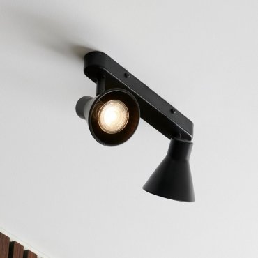 Nordlux Oak 9 - spot en saillie 2L - 28,5 x 8,6 cm - noir