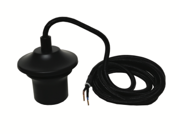 Artdelight suspension sans plaque de plafond -Ø 9 x 300 cm - noir