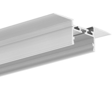 KLUS Giza-ll-t - profilé LED encastré pour plaque de plâtre de 16mm - largeur de fenêtre 2,6 cm - aluminium
