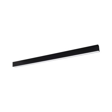 Nova Luce Gent - profilé lumineux linéaire - 120 x 3,8 x 7 cm - 40W LED inclus - noir - couleur de lumière blanche