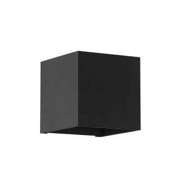 Searchlight Cube - applique murale - 9,7 x 9,7 x 9,7 cm - noir