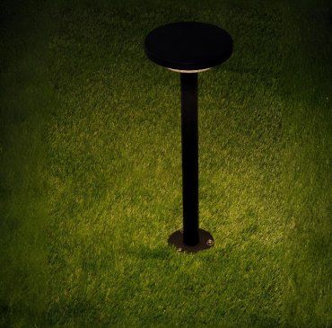 Nova Luce Nitro - lampe de jardin - Ø 15 x 43,7 cm - 12W LED inclus - IP65 - noir sablé