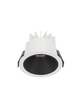Nova Luce Brady - spot encastré - Ø 10 x 7,5 cm - Ø 90 mm encastré - 10W LED inclus - IP67- blanc avec noir