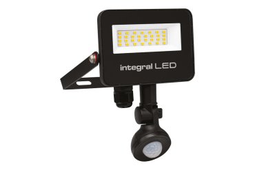 Integral LED Super Slim 2 – projecteur avec détecteur de mouvement – 12,9 x 3,9 x 17,2 cm – 20W LED inclus – IP67 – noir
