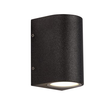 Projectlight Dante - applique murale extérieure - 7,1 x 6,6 x 11,1 cm - 3W LED inclus - IP65 - gris foncé