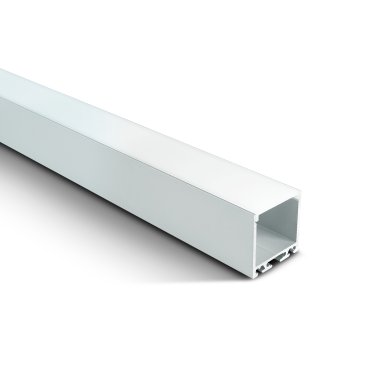 ONE Light Surface/Suspended Wide Profiles External Driver - profilé - 3.5 x 3.5 cm - longueur 200 cm - blanc