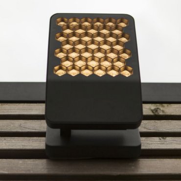Lutec Atlantis - projecteur - 22,2 x 14,1 x 10,8 cm - 13,7W LED incl. - 4000K - IP54 - gris foncé