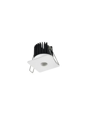 Nova Luce Ono - spot à encastrer - 62 x 62 mm, Ø 50 mm à encastrer - 8W LED inclus - blanc