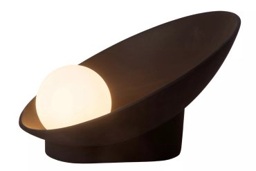 Lucide Raynell - lampe de table - 23,5 x 26,2 x 15,3 cm - 6W LED dimmable inclus - noir