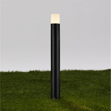 Nova Luce Paul - lampe de jardin sur pique - Ø 8 x 80 cm - 10W LED inclus - IP65 - noir sablé