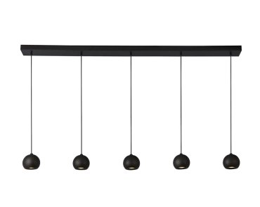Searchlight Eindhoven - lampe suspendue - 160 x 12 x 200 cm - noir sable