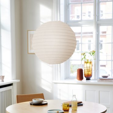 Nordlux Riso - abat-jour en papier sans suspension - Ø 48 cm - blanc