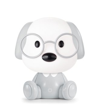 Zuma Line Animals dog - lampe de table - 18 x 20 cm - 3W dimmable led inclus - grey