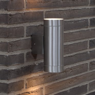 Nordlux Tin Maxi - applique murale extérieure - 7,6 x 19 x 12,5 cm - IP54 - aluminium