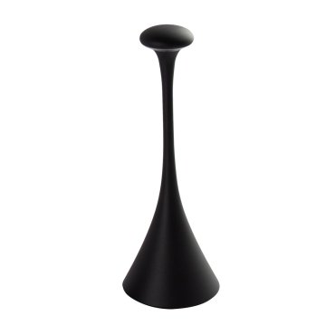 VK lighting Trumpet - lampe de table rechargeable - Ø 9,9 x 29,2 cm - LED dimmable 2,2W incluse - IP54 - noir