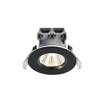 Nordlux Fremont 3-Kit - spot encastré - Ø 85 mm, Ø 72 mm taille d'encastrement - 3 x 4,5W dimmable LED inclus - IP65 - noir