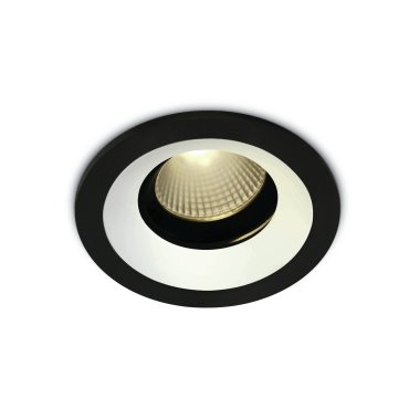 ONE Light Anneaux interchangeables - spot à encastrer - Ø 108 mm, Ø 90 mm à encastrer - 12W LED inclus - noir