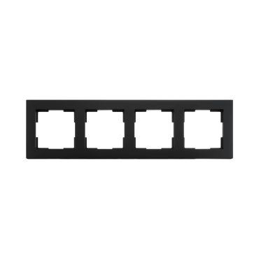 Ion Industries V1 - cadre de couverture quadruple - noir mat