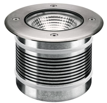 Spot intégré au sol pour l'extérieur - Ø 145 mm - encastré 145 mm - 20,5W inclus - IP67 - métal