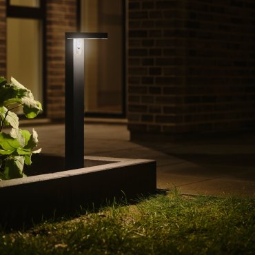 Nordlux Rica Square Solar - lampe de jardin sur pique à énergie solaire - Ø 15 x 60 cm - 5W LED inclus. - IP44 - noir