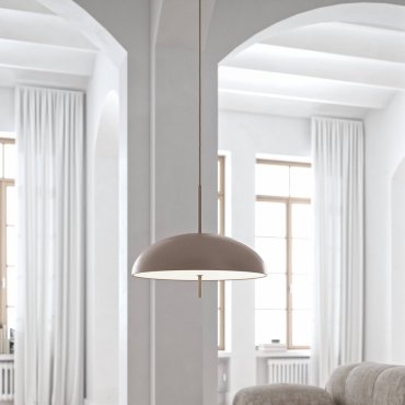 Design for the People Versale - lampe suspendue - Ø 49,5 x 341 cm - brun