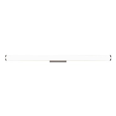 Searchlight Veritas - applique/plafonnier - 90 x 5 cm - 18W LED inclus - IP44 - chrome et opale