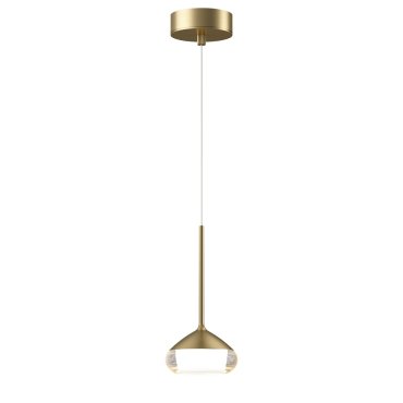 Artdelight Phoenix - lampe suspendue - Ø 11,6 x 208,2 cm - 7W dimmable led inclus - brushed gold
