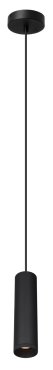 Artdelight Milano - lampe suspendue - Ø 6,6 x 175 cm - noir