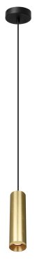 Artdelight Milano - lampe suspendue - Ø 6,6 x 175 cm - or mat