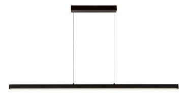 Artdelight Kondora - lampe suspendue - 2 x 118,5 cm x 200 cm - 30W dimmable led 2700K/3000K inclus - noir