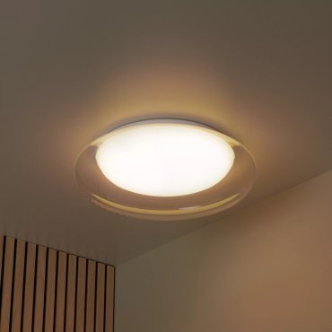 Lucide Sketes - plafonnier - Ø 45,7 x 8,5 cm - 24W LED dimmable inclus - blanc