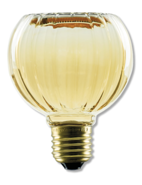 Segula Ampoule LED - Floating Line Straight - Ø 8 x 10,5 cm - E27 - 5W dimmable - 2200K - ambre