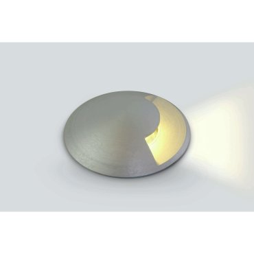ONE Light Inground Medium Series - projecteur de sol extérieur - Ø 88 mm, Ø 77 mm à encastrer - 3W LED inclus - IP67 - aluminium