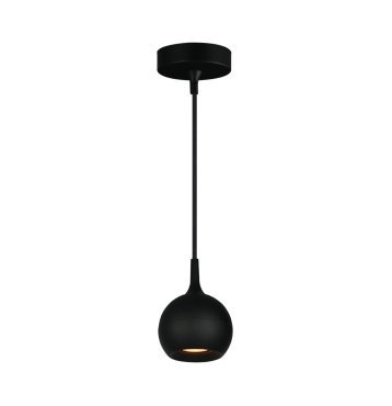 Artdelight Bolero - lampe suspendue - Ø 9 x 150 cm - noir