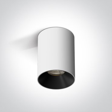 ONE Light Wall &amp; Ceiling LED - spot en saillie 1L - Ø 6 x 8 cm - 7W LED inclus - blanc
