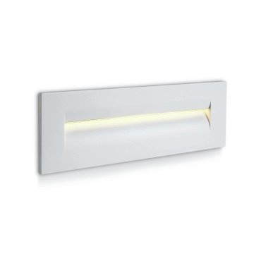 ONE Light Outdoor Dark Light Wall Recessed - applique murale encastrée - 25 x 7,3 x 8,7 cm - 8,5W LED inclus - IP65 - blanc
