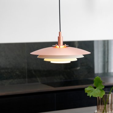 Nordlux Bretagne - lampe suspendue - Ø 38 x 217 cm - cuivre